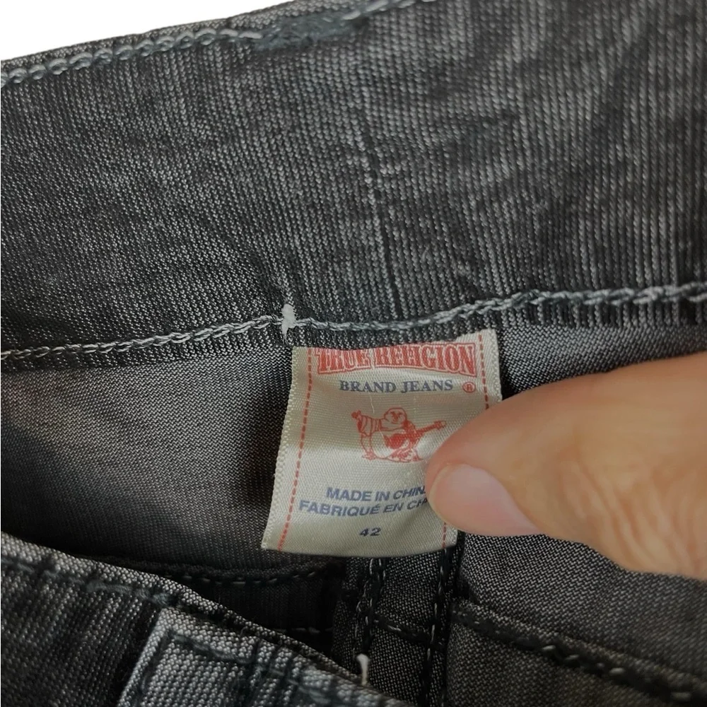 MJ100 Men’s True Religion Designer RICKY Thin Corduroy Pants 42x34